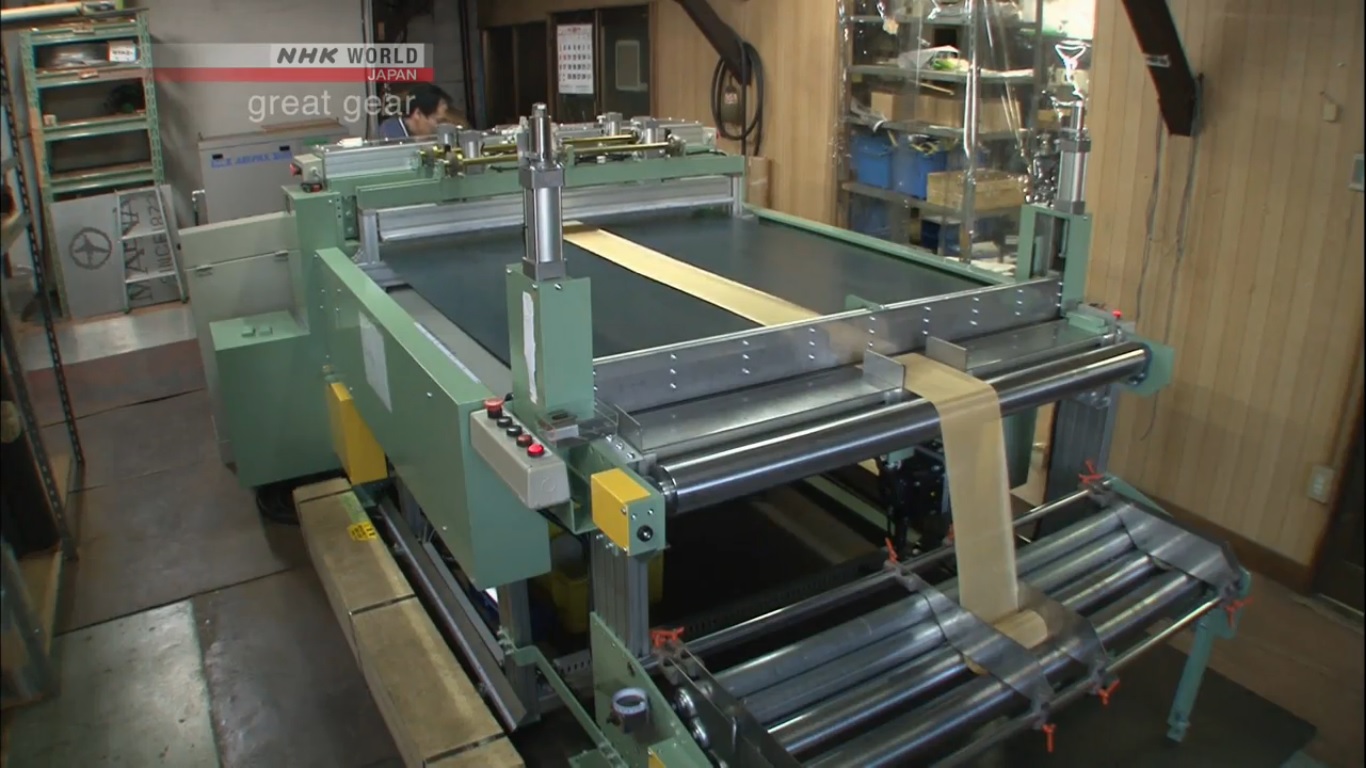 巻き取りの機械