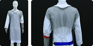 身体の保護、怪我防止 に。ステンレス鋼メッシュ - 耐切創防護エプロン(ベスト)